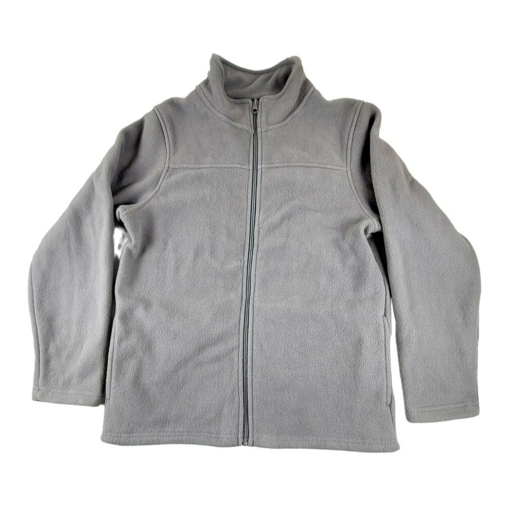 Bass Pro Shops Boys Grey Fleece Jacket Winter Warm Size XL NWOT JH1252